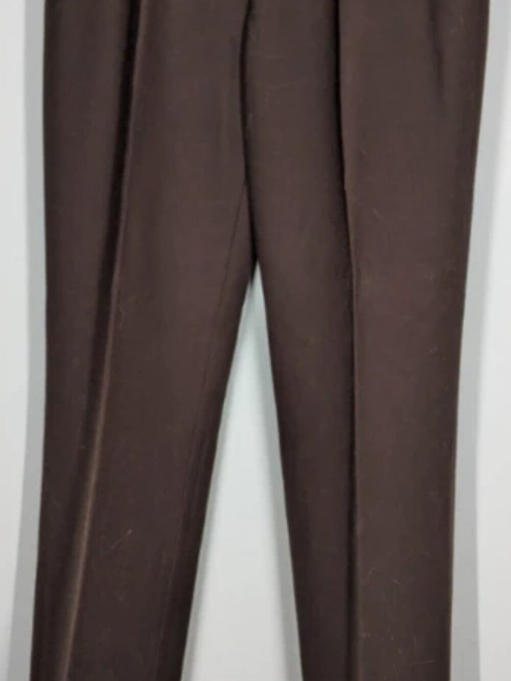 JCrew classic dark brown wool slacks - US petite 2 - Picture 4 of 5